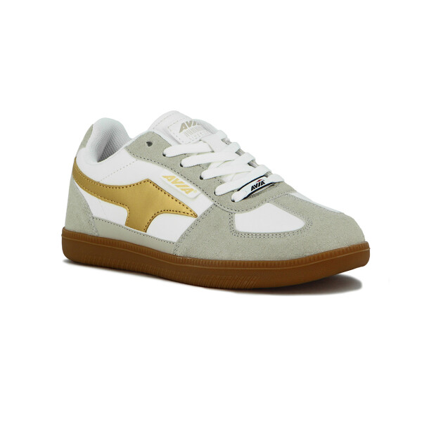 Avia Zapatilla Mujer Casual Antares - Beige/gold Beige-dorado