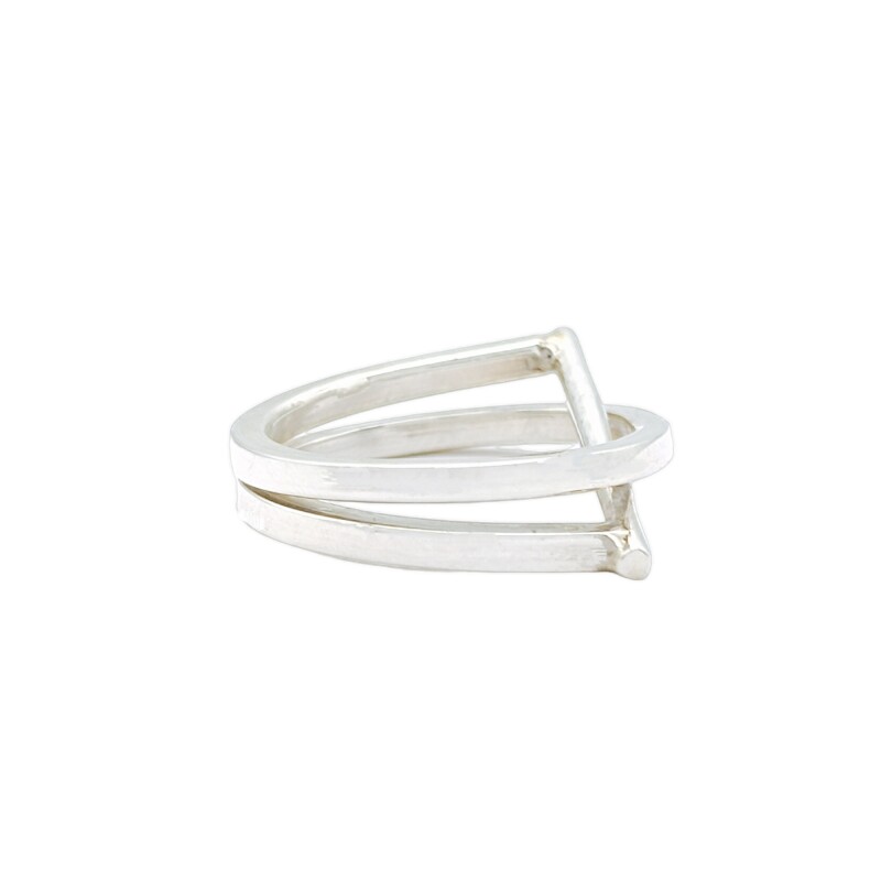 Anillo Cruzado-Plata 925-Sin Piedra-AN4075 sinpiedra