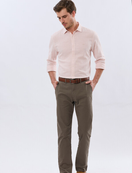 PANTALÓN SKINNY CON SPANDEX Verde
