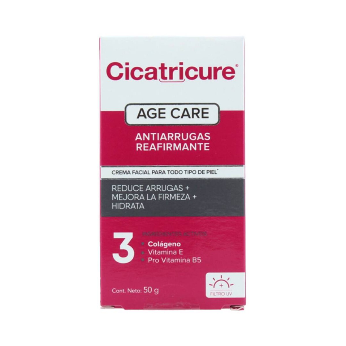 Crema Cicatricure Agecare Antiarrugas Reafirmante - 50 Gr 