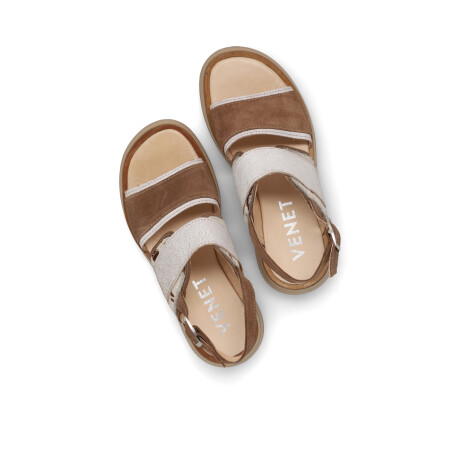 SANDALIAS VENET - CUERO AMIGGI BLANCO