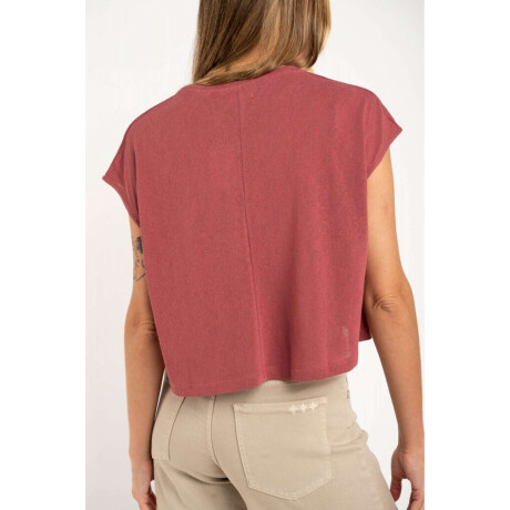 Remera Algod0n Burgundy