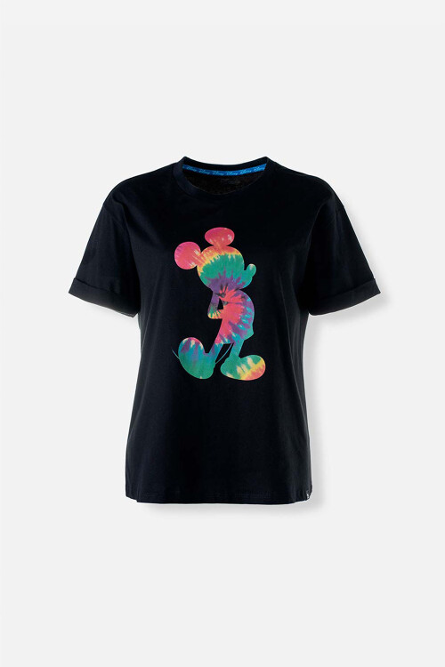 Camiseta dama Mickey NEGRO