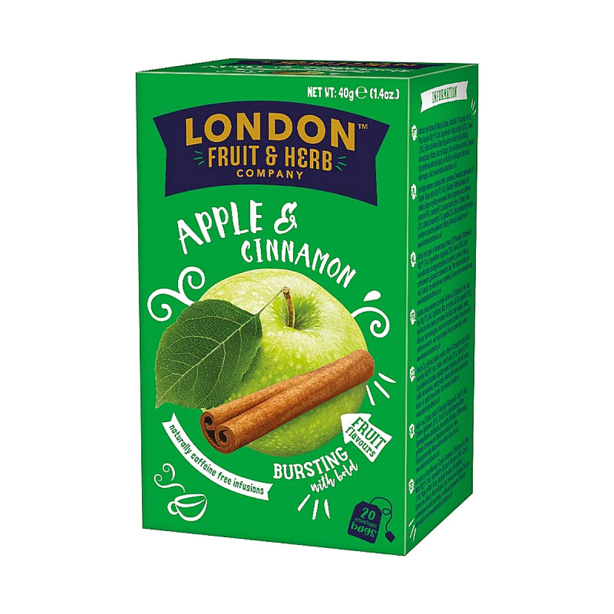 Te London apple y cinnamon x20 