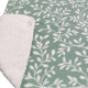 Frazada con Corderito 2 PLAZA Home Class 200 x 240 cm HOJAS VERDES