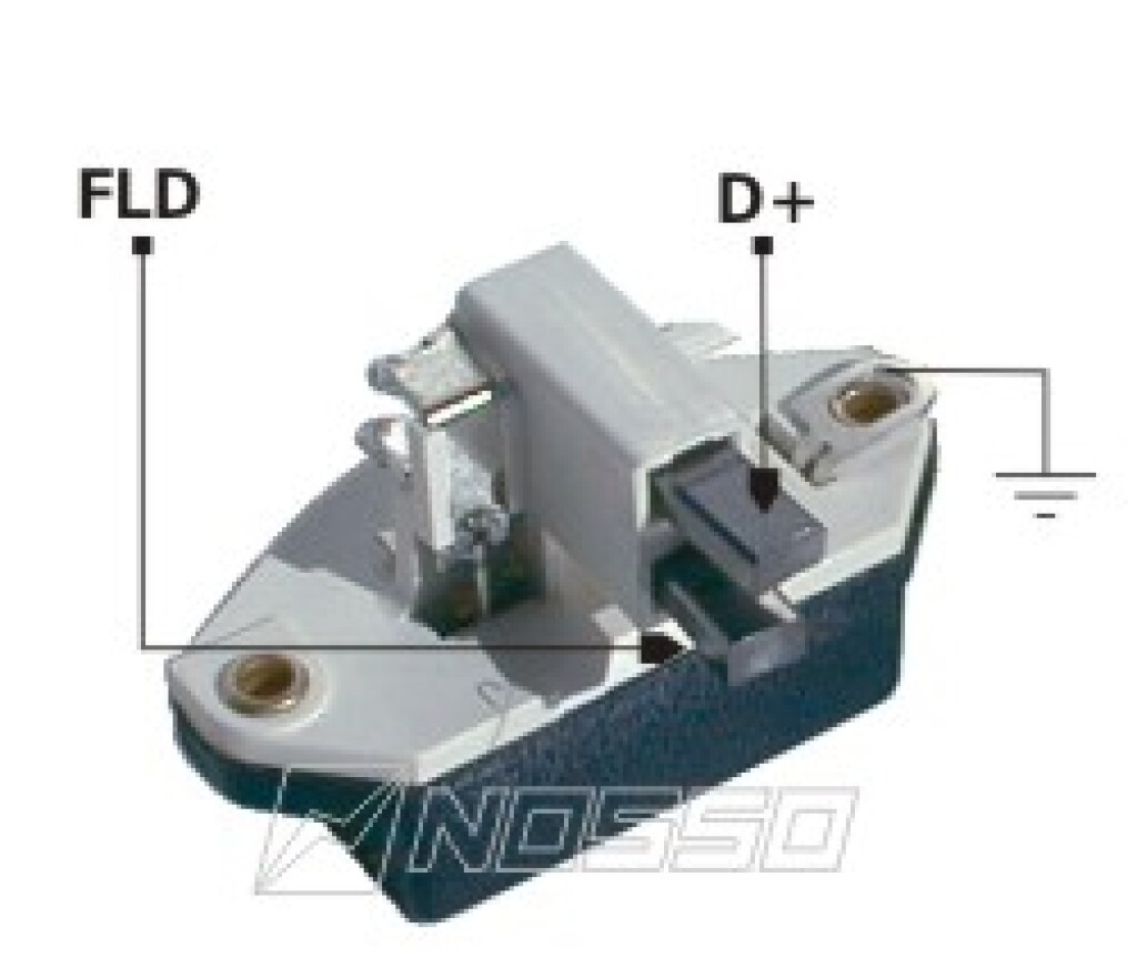 REGULADOR VOLTAJE MERCEDES BENZ CAMION BOSCH 12V IK.527 NOSSO