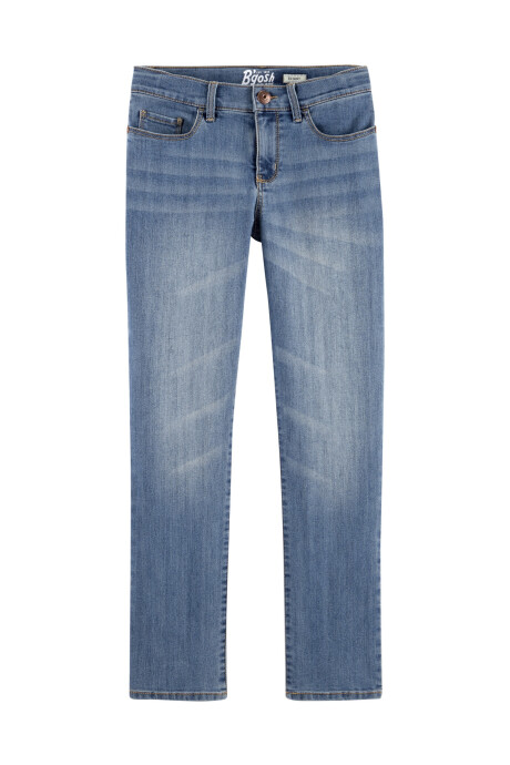 Pantalón de jean clásico lavado. Talles 5T-14 Sin color