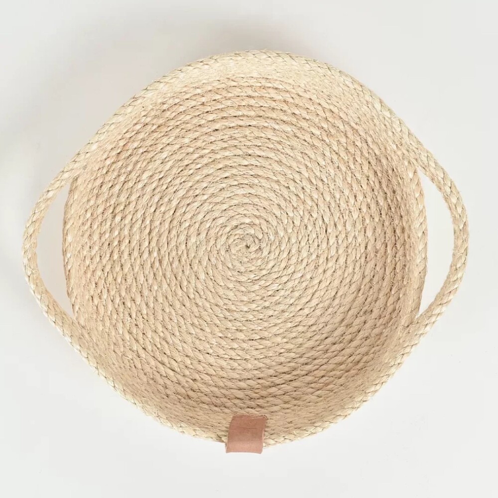 Bandeja de Fibra Natural Yute 24 cm Diam