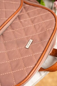 Mochila Maxi Capitoneada Rosa Viejo