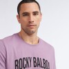 Remera Hombre M/C Alg.C/Estam.N+ Topo
