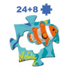 Puzzle Geant Bajo el mar 24 piezas + 8 formas Djeco Puzzle Geant Bajo el mar 24 piezas + 8 formas Djeco