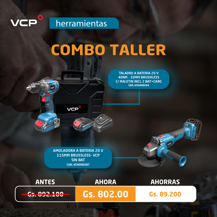 Combo 1 de herramientas