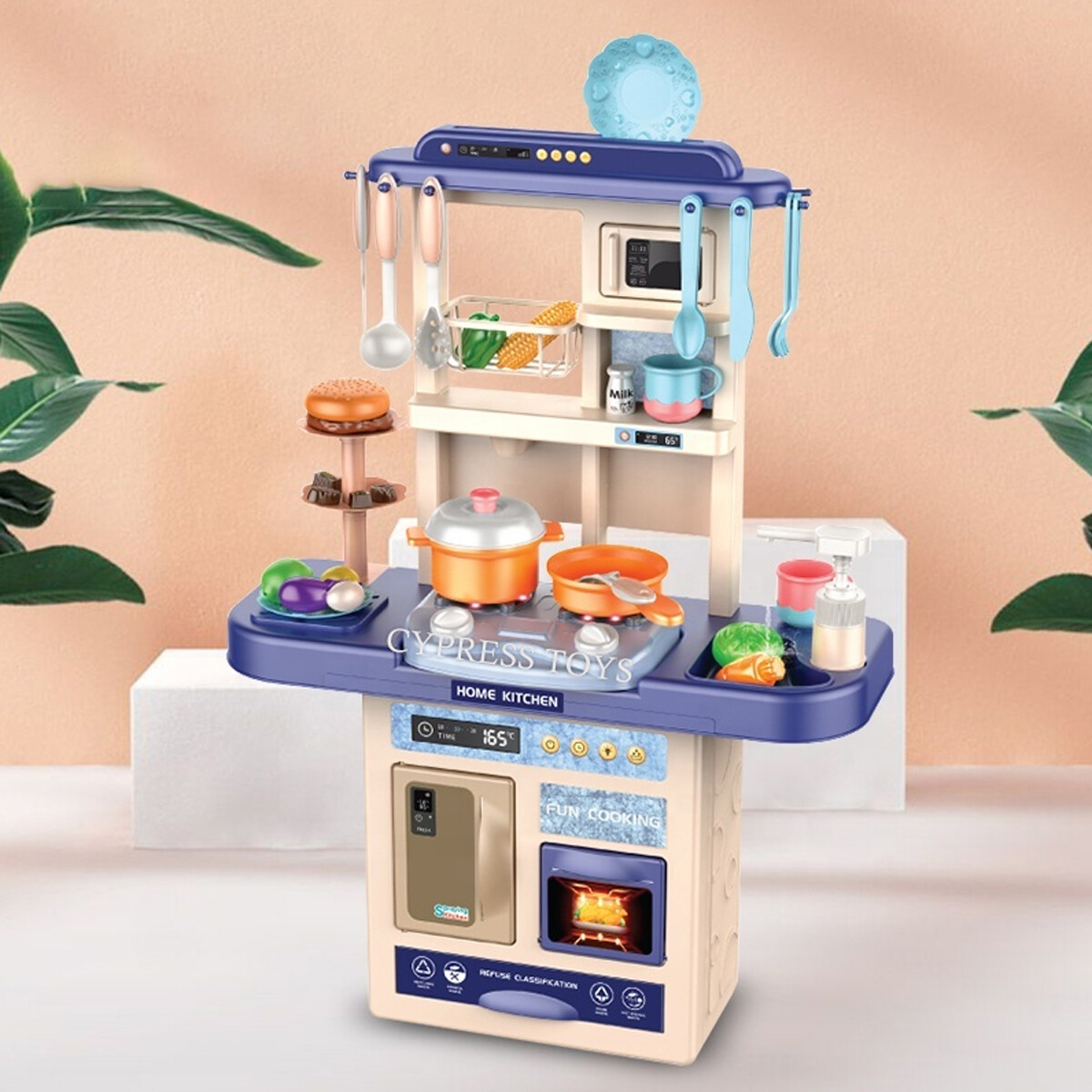 Set de Cocina con Vapor, Luz y Sonido 75 cm 