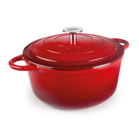 Cacerola Redonda 3.5 Litros Hierro Fundido 24 cm Roja Lacor Cacerola Redonda 3.5 Litros Hierro Fundido 24 cm Roja Lacor