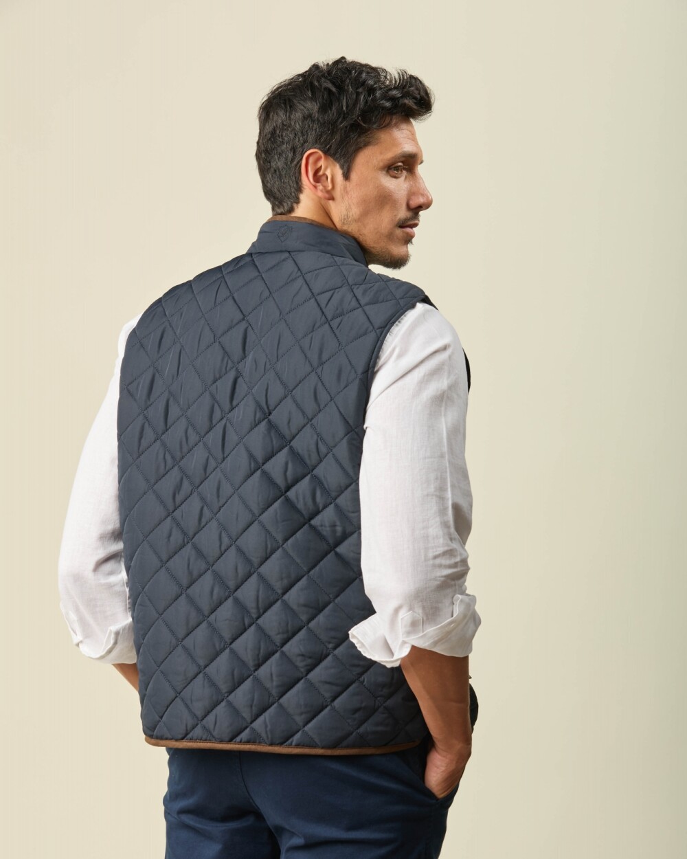 Chaleco Capitoneado Azul