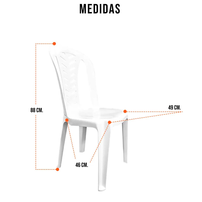 Juego De Jardín Mesa Rectangular+ 6 Sillas Pvc Sin Posabrazo Blancas Juego De Jardín Mesa Rectangular+ 6 Sillas Pvc Sin Posabrazo Blancas