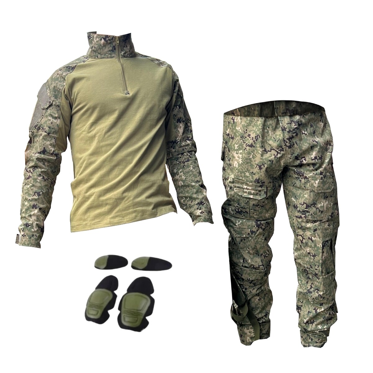 Equipo táctico Gen 3 con protecciones - Ejercito Nacional 