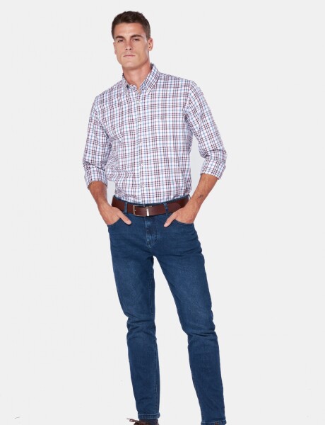 PANTALÓN DE JEAN SKINNY Azul Oscuro
