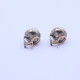 Caravanas oro 18k 2 tonos con perlas mabe. Caravanas oro 18k 2 tonos con perlas mabe.