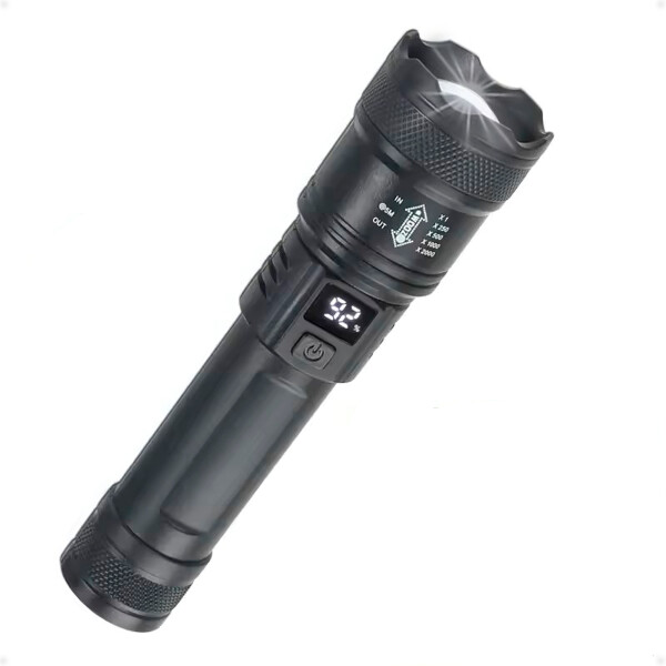 Linterna Led Táctica Impermeable Con Batería Recargable Linterna Led Táctica Impermeable Con Batería Recargable