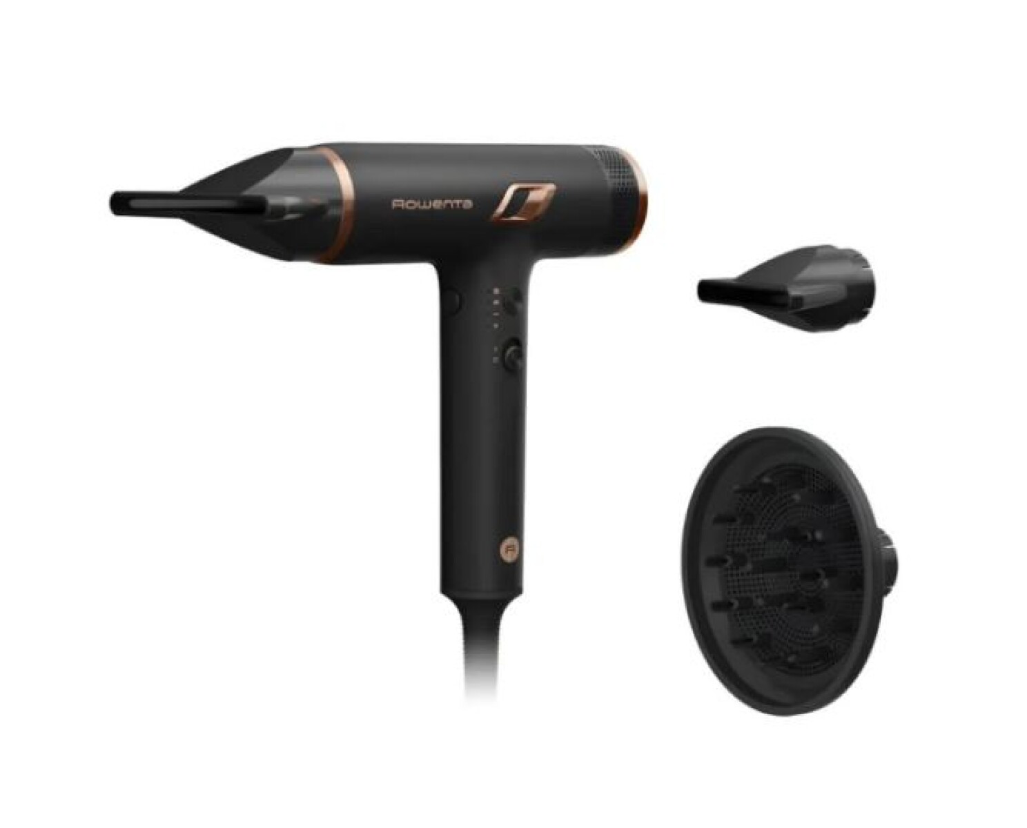Secador de pelo profesional Rowenta | Compacto | 3 ajustes temperatura y velocidad | Tecnología Ionic Control. 