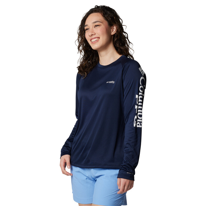 Buzo Tidal Tee II LS Mujer COLLEGIATE NAVY