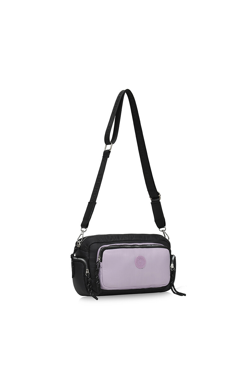 Bandolera puffer Negro