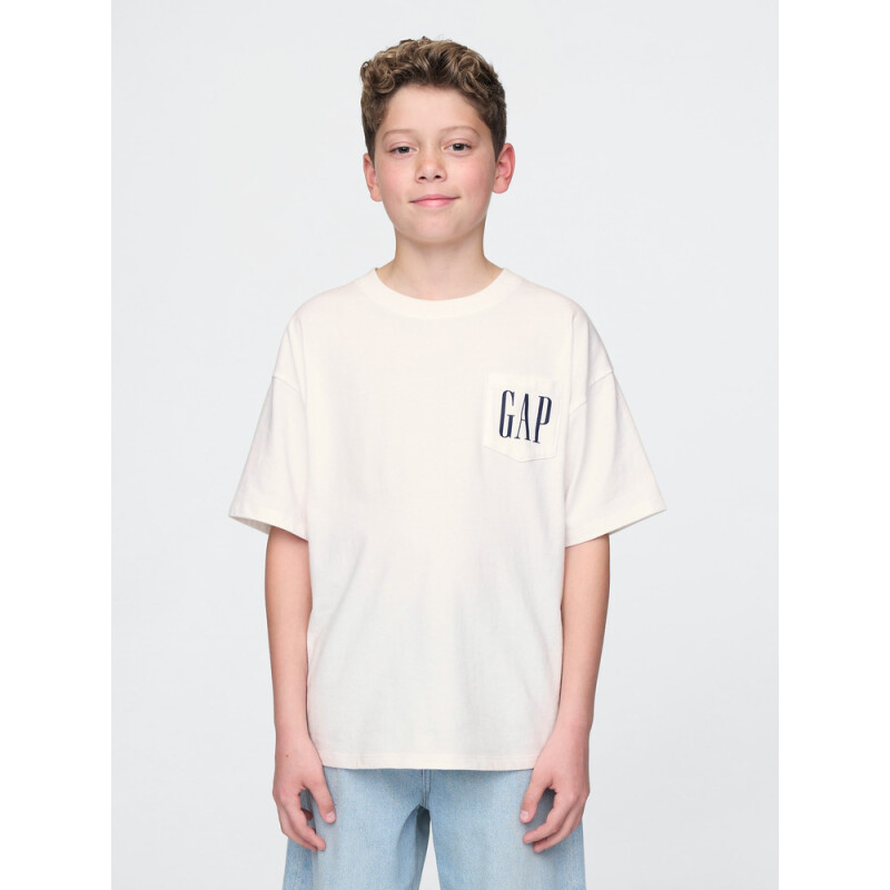 JPN SS 80S LOGO TEE NEW OFF WHITE