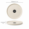 Plato de Postre en Cerámica Nimbo D21cm- Por Unidad Plato de Postre en Cerámica Nimbo D21cm- Por Unidad