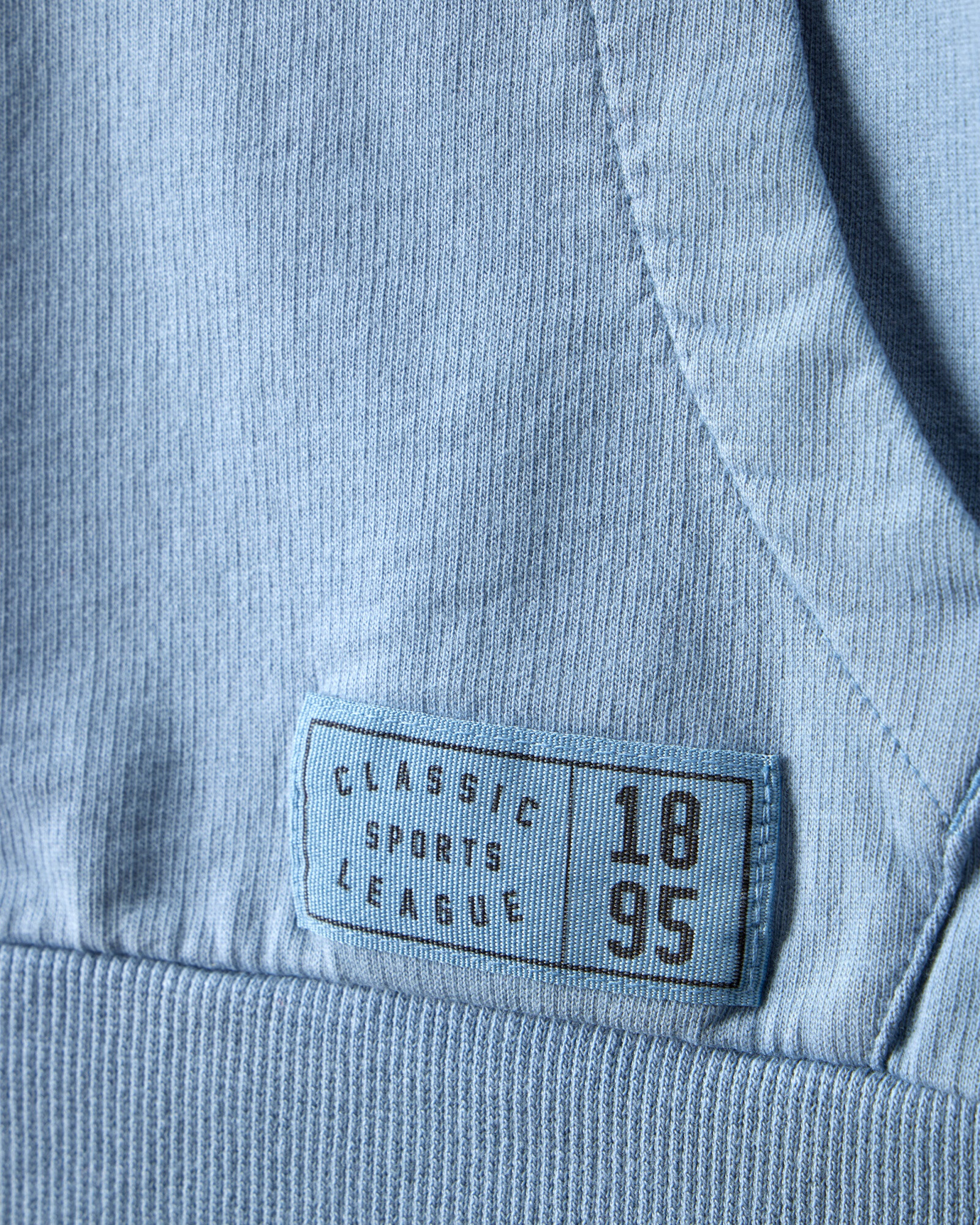 Canguro de algodón, azul Sin color