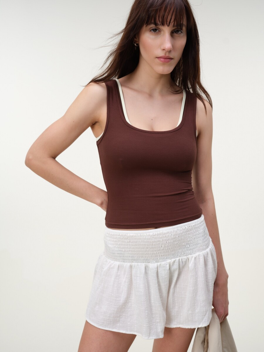 Top Basic - Marron 