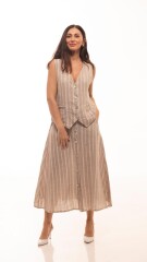 Chaleco Calabria Beige