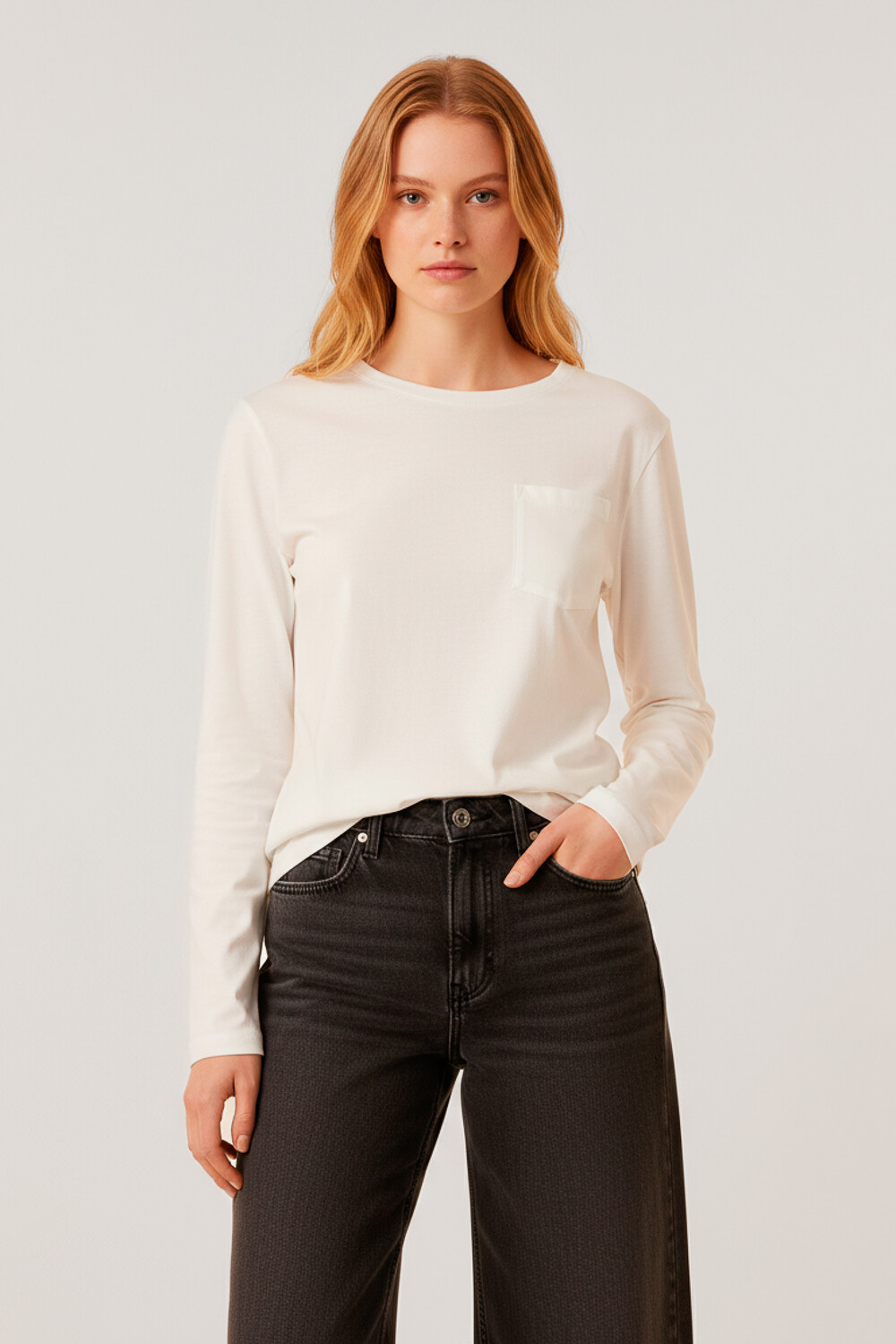 Remera Dupla Marfil / Off White