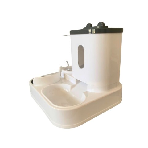 Dispensador Comedero/Bebedero 29,5 cm Gris Dispensador Comedero/Bebedero 29,5 cm Gris
