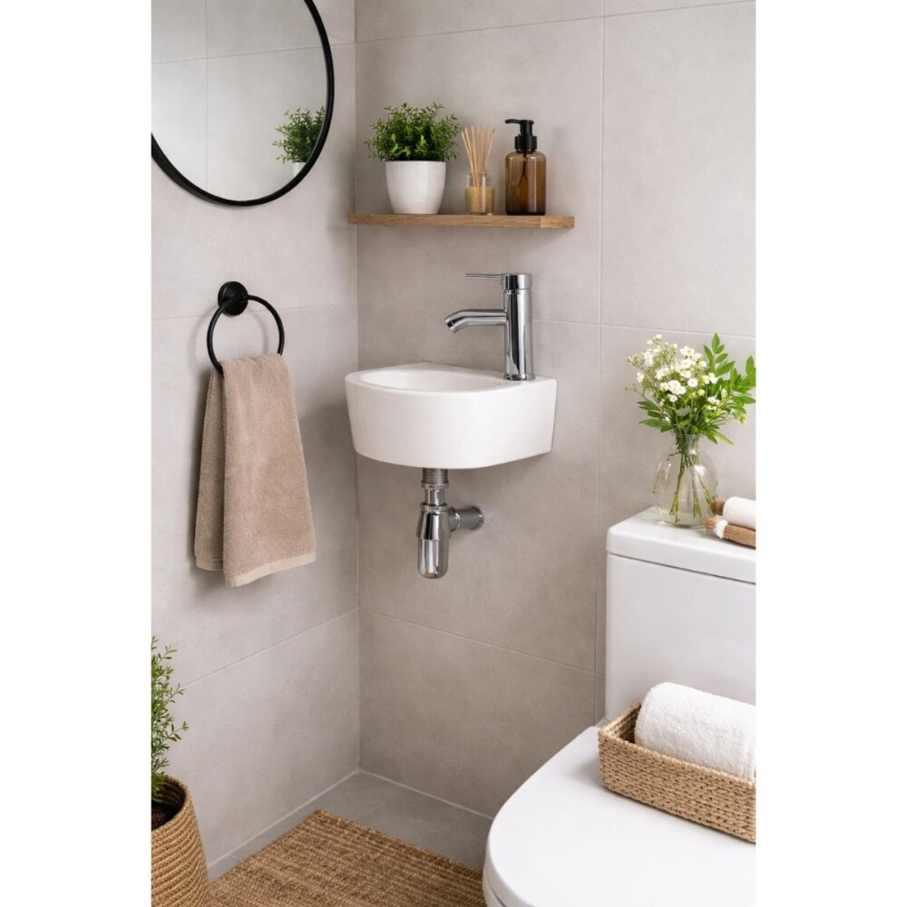 Bacha suspendida ovalada 34x27 cm c/mesa blanca brillante Dmc Bacha Suspendida Ovalada 34x27 Cm C/mesa Blanca Brillante Dmc