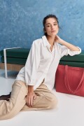 CAMISA ALONDRA SOLID Crudo