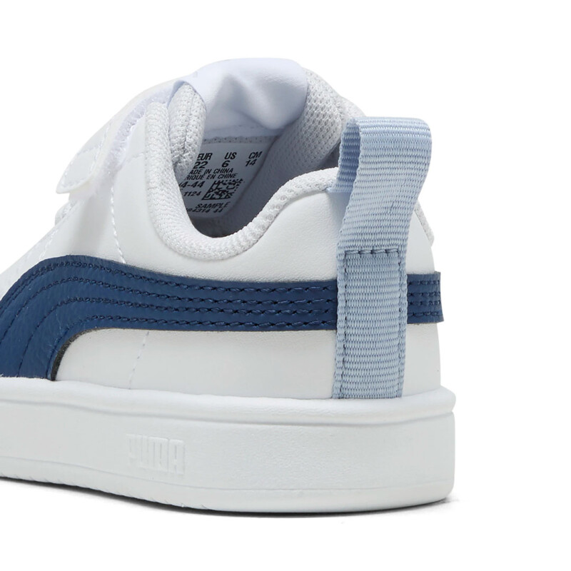 Championes de Niño Puma Rickie Ac Inf Blanco - Azul Marino