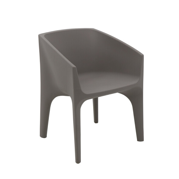 Sillón de polietileno "PACO" símil hormigón -TRAMONTINA TD0699