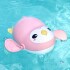 Pinguino Nadador Juguete A Cuerda Ducha Baño Niños Bebes Variante Color Rosa