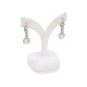 Par De Caravanas En Oro 18K Blanco Y Brillantes 2,40 Ct. Aprox. Par De Caravanas En Oro 18K Blanco Y Brillantes 2,40 Ct. Aprox.