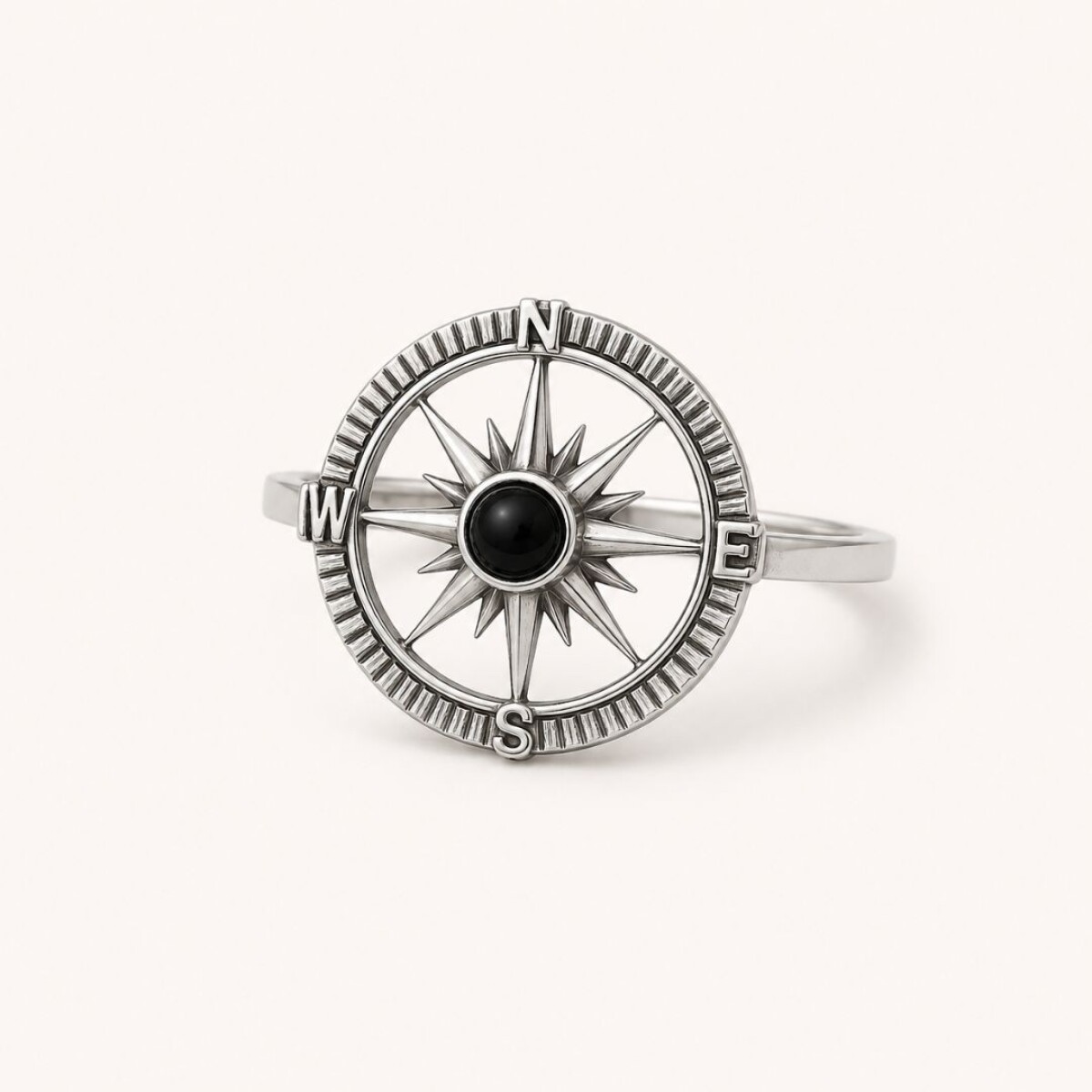 Anillo Rosa De Los Vientos - Plata 925 
