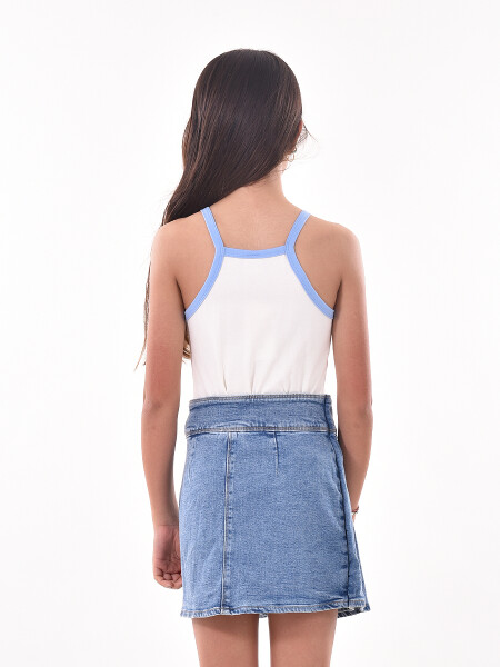 MUSCULOSA STITCH FLOW OFF WHITE
