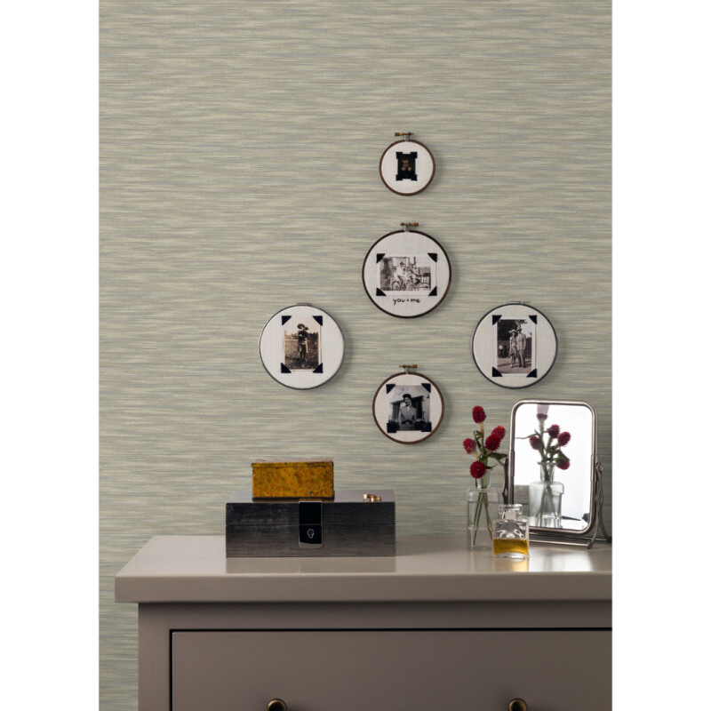 COLECCIÓN REVIVAL - BENSON TAUPE VARIEGATED STRIPE - COLECCIÓN REVIVAL - BENSON TAUPE VARIEGATED STRIPE -