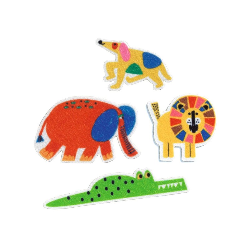 Set x 60 stickers suaves y grandes Animals
