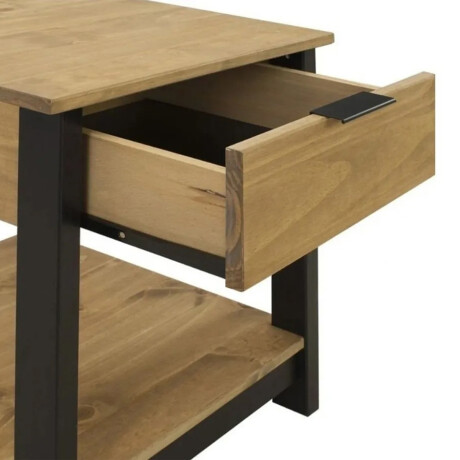 Mesa de luz madera maciza un cajón Mesa de luz madera maciza un cajón