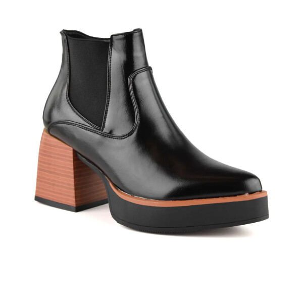 CASUAL TACO ALTO ANGELA - KORIUM NEGRO