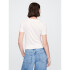 FRCH SS MOD RIB ABBRV TEE NEW OFF WHITE