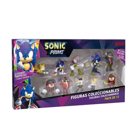 Figuras Sonic Prime Pack de 12 Figuras Sonic Prime Pack de 12