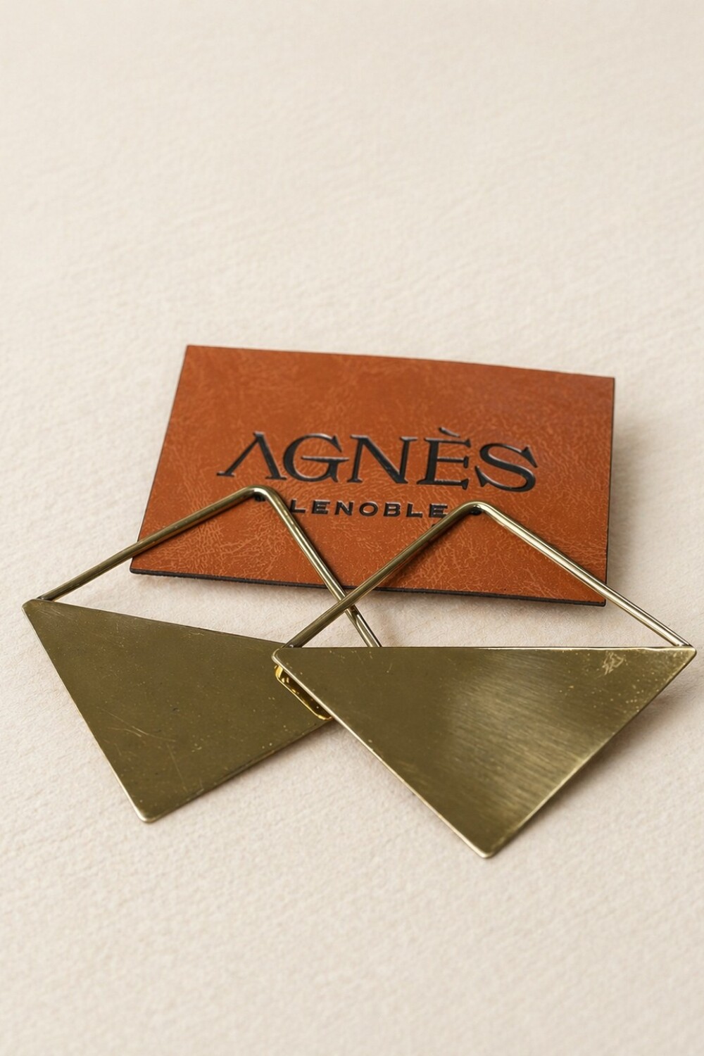 Medio Rombo Earrings Dorada