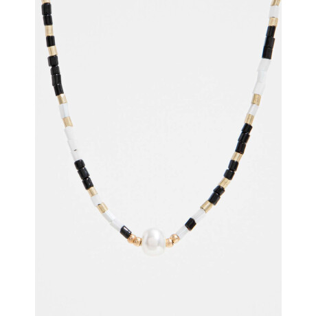 Collar Con Beads Combinacion Multicolor